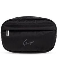 KENZO - Tassen ,Zwart ,Nylon Logo Heuptas - Lyst