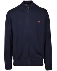 Timberland - Cardigan Con Zip - Lyst