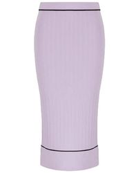 ARMANI EXCHANGE - Rokken ,Paars ,Lila Elastische Rok Set - Lyst