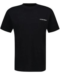 A_COLD_WALL* - Es Baumwoll-Logo T-Shirt - Lyst