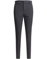McQueen - Grijze Wollen Broek Elegante Stijl - Lyst