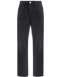 Agolde - Klassieke Straight-Legged Jeans - Lyst