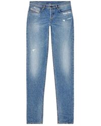 DIESEL - Tapered regular fit denim jeans - Lyst