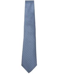 Canali - Accessoires ,Blauw ,Zijden Stropdas - Lyst