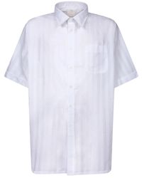 Givenchy - Weißes baumwoll-t-shirt polo klassischer stil - Lyst