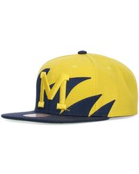 Mitchell & Ness - Michigan Wolverines Flache Schirmmütze - Lyst