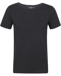 Weekend by Maxmara - Camiseta clásica negra de algodón - Lyst