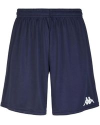Kappa - Blaue Sportshorts Regular Fit - Lyst