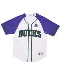 Mitchell & Ness - Tops ,Wit ,T-Shirts - Lyst