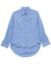 Balenciaga - Shirt Met Gebogen Zoom - Lyst