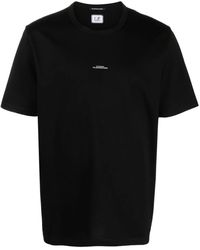 C.P. Company - T-shirts,metropolis serie logo print t-shirt - Lyst