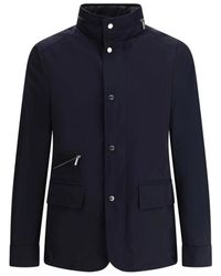 Moorer - Waterdichte Jas Met Afneembare Capuchon - Lyst