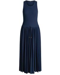 Joop! - Lange Zomerjurk Met Geplooide Rok - Lyst
