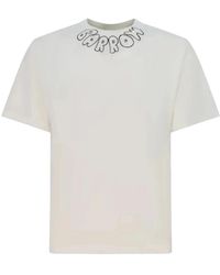 Barrow - Tops ,Wit ,Katoen Bear Graphic Jersey T-Shirt - Lyst