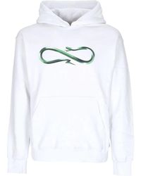 Propaganda - Hoodies & Sweatvesten ,Wit ,Katoen Logo Steel Hoodie Lange Mouw - Lyst