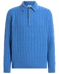 Etro - Polo Trui Van Kasjmier Met Puntkraag - Lyst