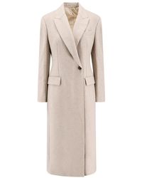 Brunello Cucinelli - Single-Breasted Coats - Lyst