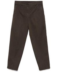 Seventy - Bruine Elastische Taillebroek - Lyst