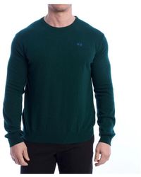 La Martina - Klassischer Rundhals Wollmischpullover - Lyst