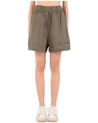 hinnominate - Shorts in lino con elastico - Lyst