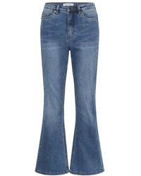 Kaffe - Flared Jeans - Lyst