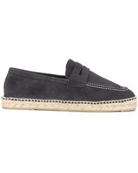 Manebí - Schoenen ,Blauw ,Suède Hamptons Espadrilles - Lyst