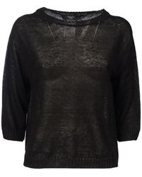 Weekend by Maxmara - Oversized Leinen Bootshals Pullover - Lyst