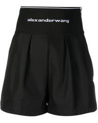 Alexander Wang - E Shorts mit hoher Taille - Lyst