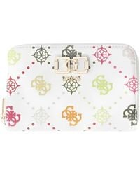 Guess - Accessoires ,Wit ,Emelie Logo Slg Med Compagnon - Lyst