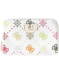 Guess - Accessoires ,Wit ,Emelie Logo Slg Med Compagnon - Lyst