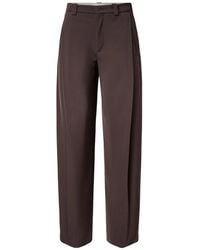 DRYKORN - Broeken ,Bruin ,Polyester Unpack Wijde Broek - Lyst