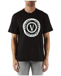 Versace - Baumwolllogo-print-regular-fit-t-shirt - Lyst