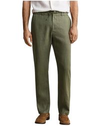 GANT - Straight Trousers - Lyst