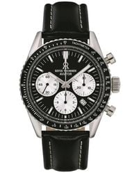 Revue Thommen - Automatischer aviator chronograph lederuhr - Lyst