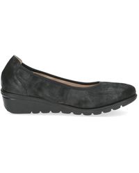 Caprice - Schwarze perle geschlossene ballerinas - Lyst