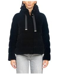 Herno - Velvet Quilted Short Jacket - Lyst