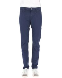 Jacob Cohen - Jeans ,Blauw ,Katoen Nick Slim-Fit Jeans - Lyst