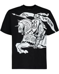 Burberry - T -Shirt Ekd - Lyst