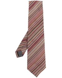 PS by Paul Smith - Gestreifter krawatte,navy streifen krawatte - Lyst