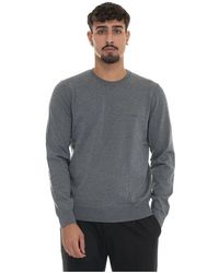 BOSS - Round-Neck Knitwear - Lyst