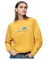 Lois Roundneck sweater - Amarillo