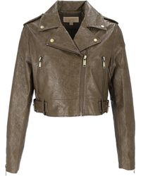 Michael Kors - Leather Jackets - Lyst