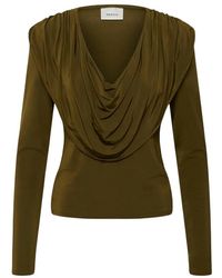Gestuz - Overhemden ,Groen ,Laily Top - Lyst