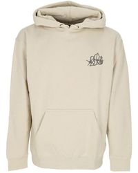 Huf - Hoodies & Sweatvesten ,Katoen Glow Po Hoodie Stone - Lyst