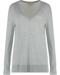Michael Kors - V-Neck Knitwear - Lyst