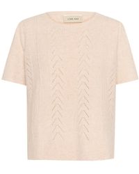 Cream - Truien & Vesten ,Korte Mouw Pullover Trui Haver Melange - Lyst