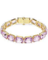 Swarovski - Millenia Octagon-Cut Tennis Bracelet - Lyst