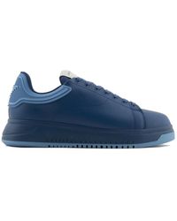 Emporio Armani - Blaue Low Top Sneakers X4X264Xn001U554 - Lyst