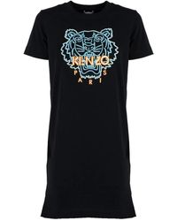 KENZO - Klassisches tiger t-shirt kleid - Lyst