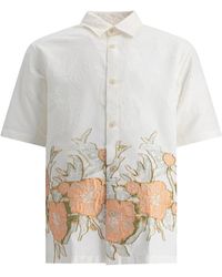 NN07 - Weißes Jacquard-Hemd Eleganter Moderner Stil - Lyst
